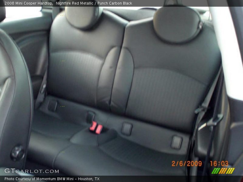 Nightfire Red Metallic / Punch Carbon Black 2008 Mini Cooper Hardtop