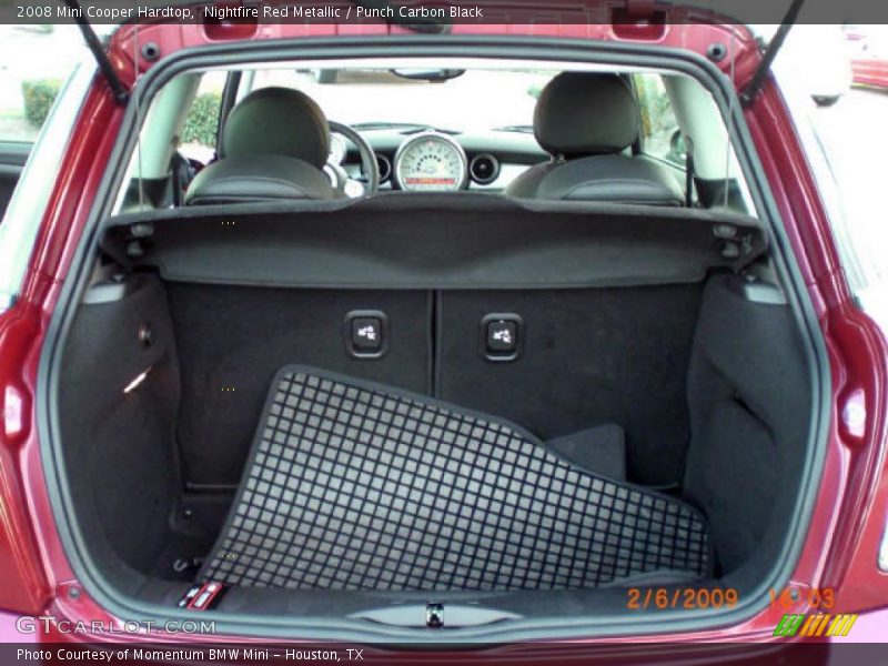 Nightfire Red Metallic / Punch Carbon Black 2008 Mini Cooper Hardtop