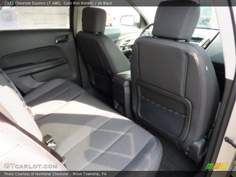 Gold Mist Metallic / Jet Black 2011 Chevrolet Equinox LT AWD