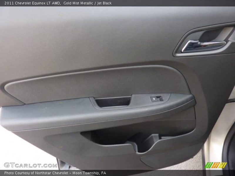 Gold Mist Metallic / Jet Black 2011 Chevrolet Equinox LT AWD