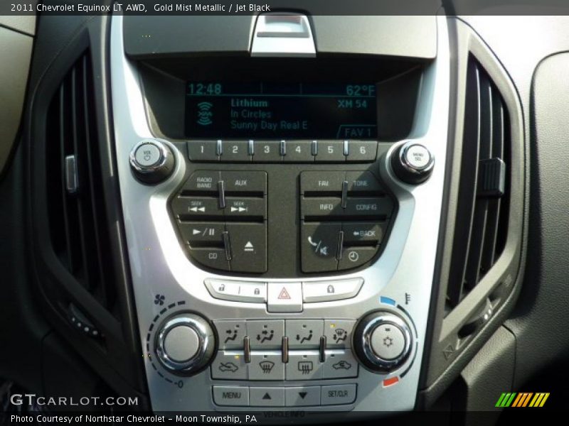 Gold Mist Metallic / Jet Black 2011 Chevrolet Equinox LT AWD