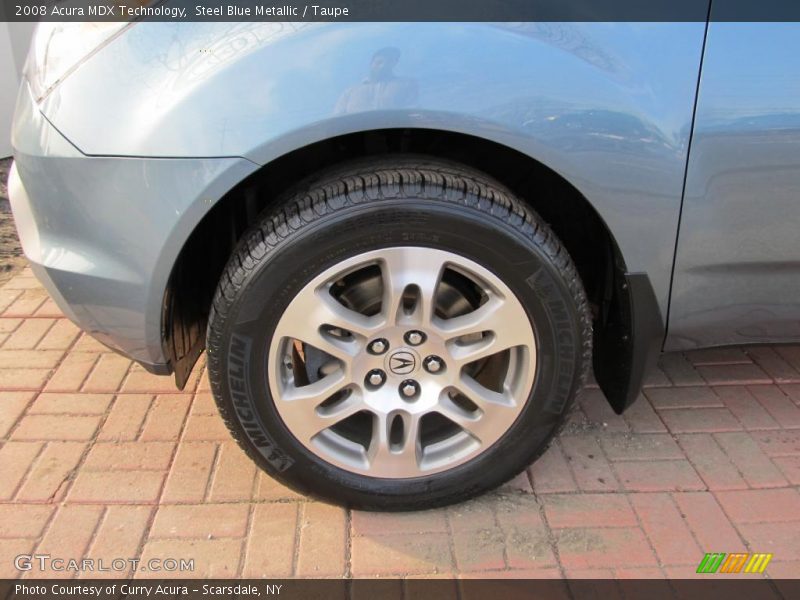 Steel Blue Metallic / Taupe 2008 Acura MDX Technology