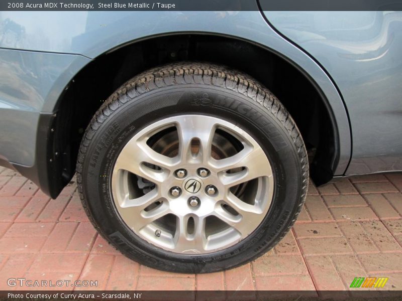 Steel Blue Metallic / Taupe 2008 Acura MDX Technology