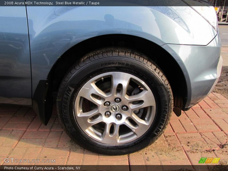 Steel Blue Metallic / Taupe 2008 Acura MDX Technology