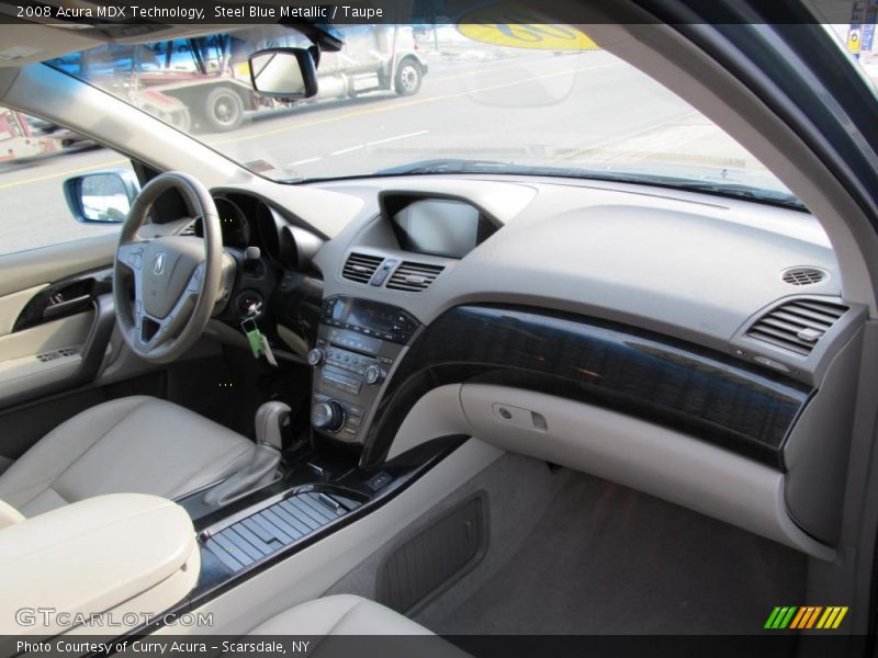 Steel Blue Metallic / Taupe 2008 Acura MDX Technology