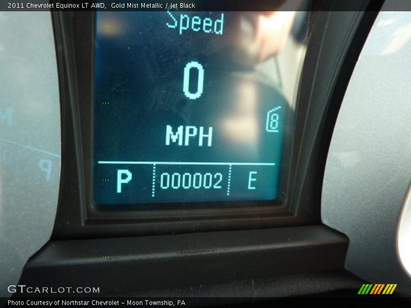 Gold Mist Metallic / Jet Black 2011 Chevrolet Equinox LT AWD