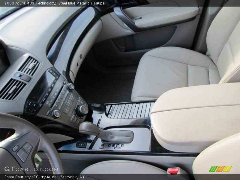 Steel Blue Metallic / Taupe 2008 Acura MDX Technology