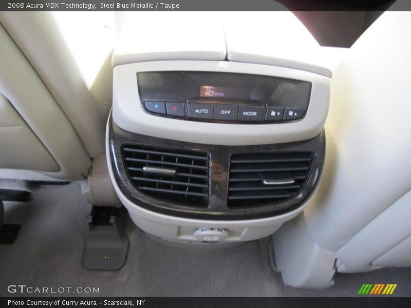 Steel Blue Metallic / Taupe 2008 Acura MDX Technology