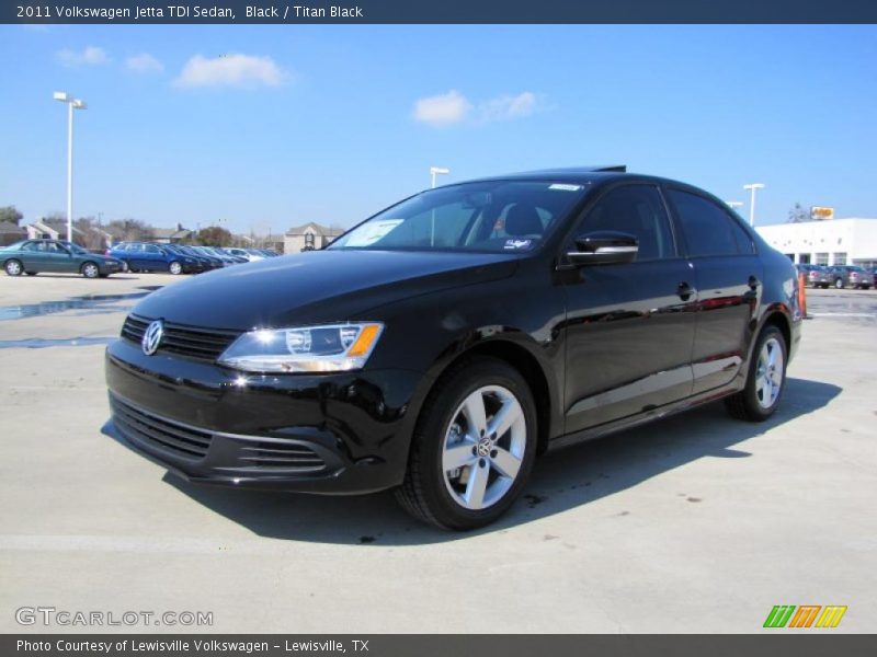 Front 3/4 View of 2011 Jetta TDI Sedan