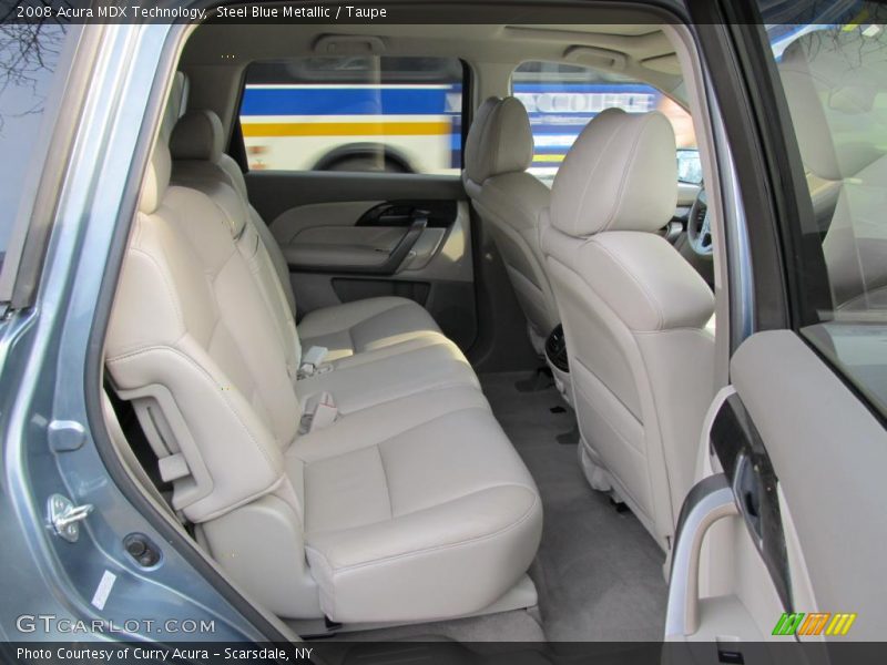Steel Blue Metallic / Taupe 2008 Acura MDX Technology