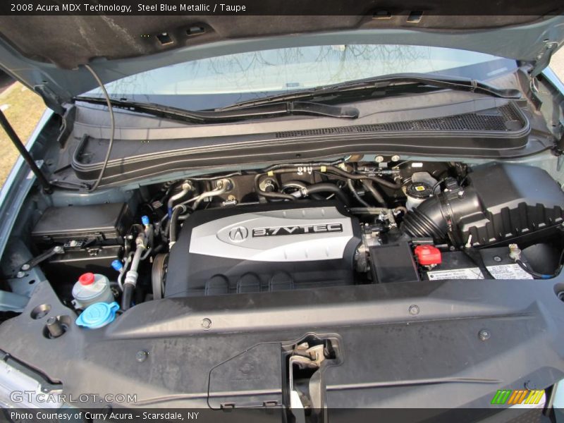 Steel Blue Metallic / Taupe 2008 Acura MDX Technology