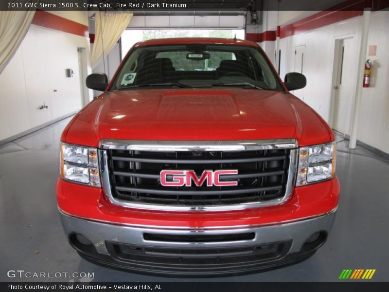 Fire Red / Dark Titanium 2011 GMC Sierra 1500 SL Crew Cab