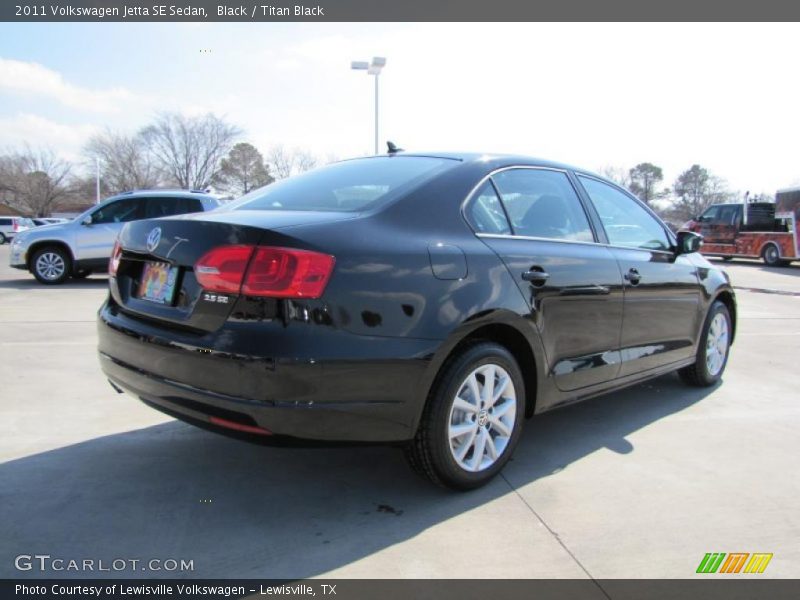 Black / Titan Black 2011 Volkswagen Jetta SE Sedan