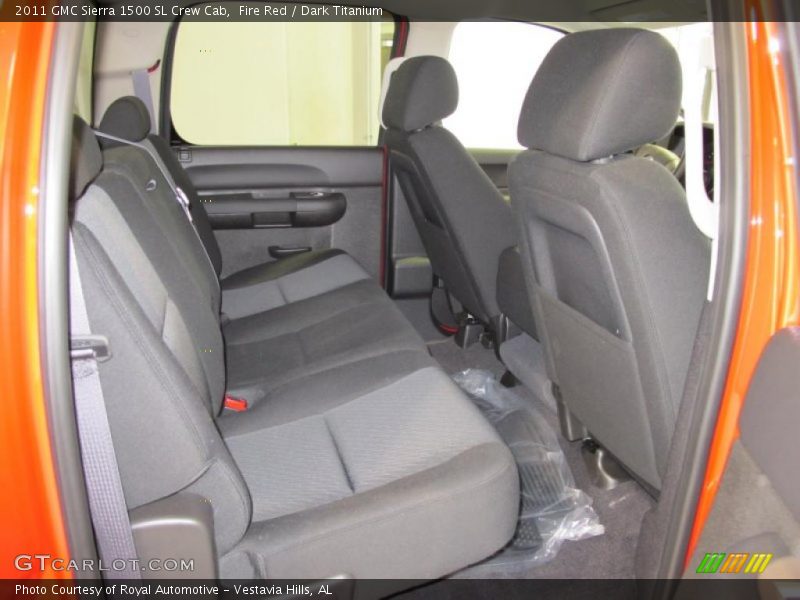 Fire Red / Dark Titanium 2011 GMC Sierra 1500 SL Crew Cab
