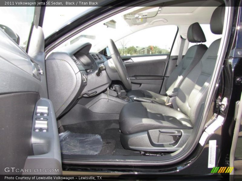 Black / Titan Black 2011 Volkswagen Jetta SE Sedan
