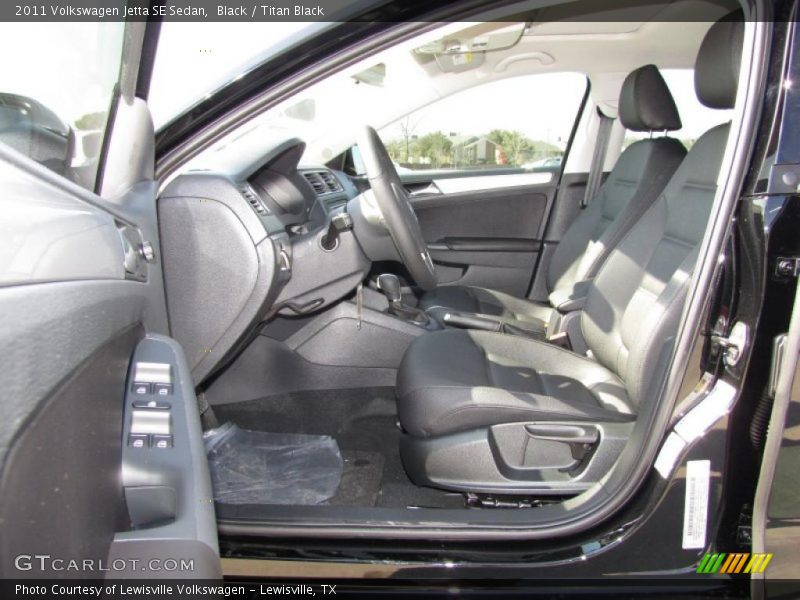 Black / Titan Black 2011 Volkswagen Jetta SE Sedan