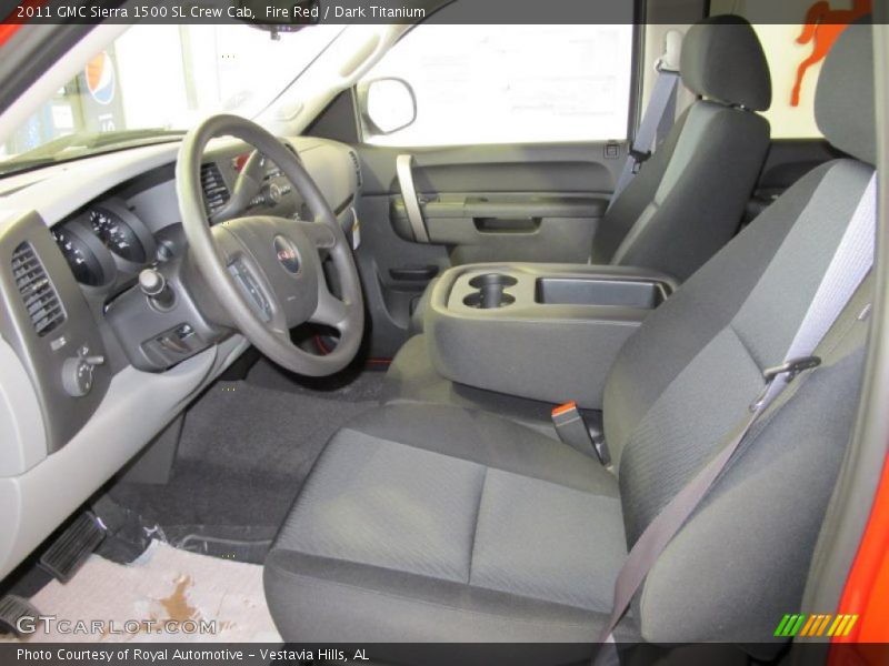 Fire Red / Dark Titanium 2011 GMC Sierra 1500 SL Crew Cab