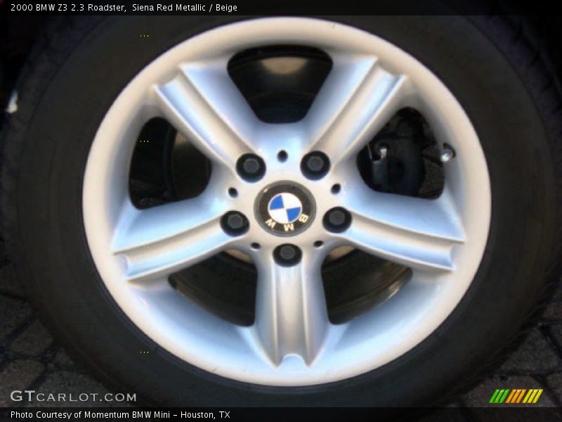 Siena Red Metallic / Beige 2000 BMW Z3 2.3 Roadster