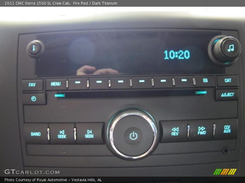 Fire Red / Dark Titanium 2011 GMC Sierra 1500 SL Crew Cab