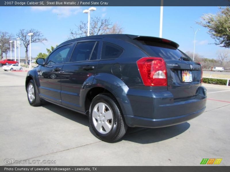 Steel Blue Metallic / Pastel Slate Gray 2007 Dodge Caliber SE