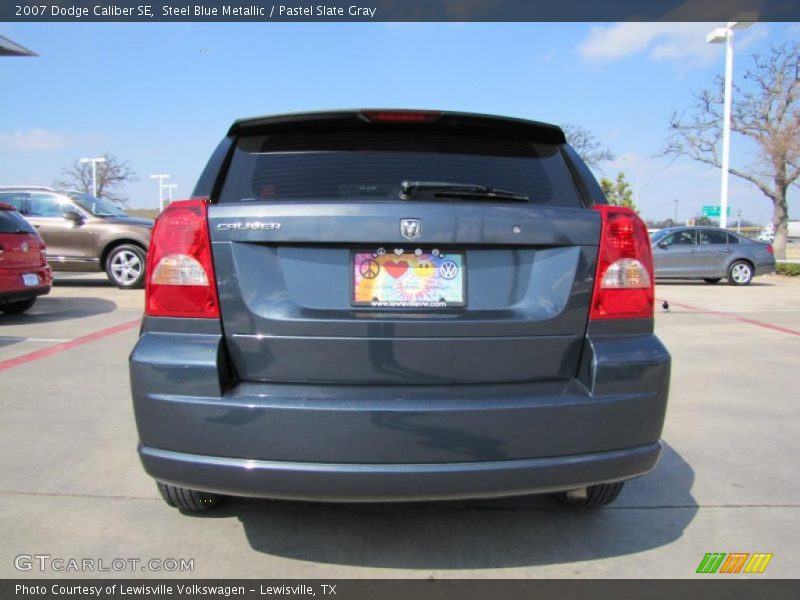 Steel Blue Metallic / Pastel Slate Gray 2007 Dodge Caliber SE