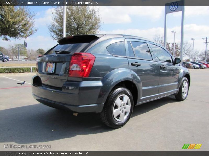 Steel Blue Metallic / Pastel Slate Gray 2007 Dodge Caliber SE