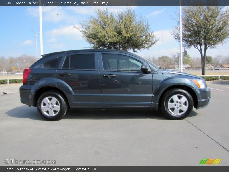Steel Blue Metallic / Pastel Slate Gray 2007 Dodge Caliber SE