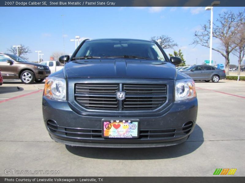 Steel Blue Metallic / Pastel Slate Gray 2007 Dodge Caliber SE