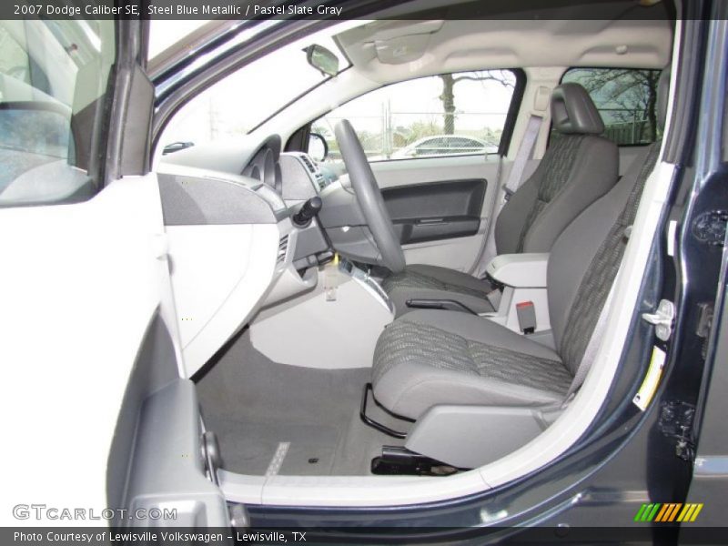 Steel Blue Metallic / Pastel Slate Gray 2007 Dodge Caliber SE