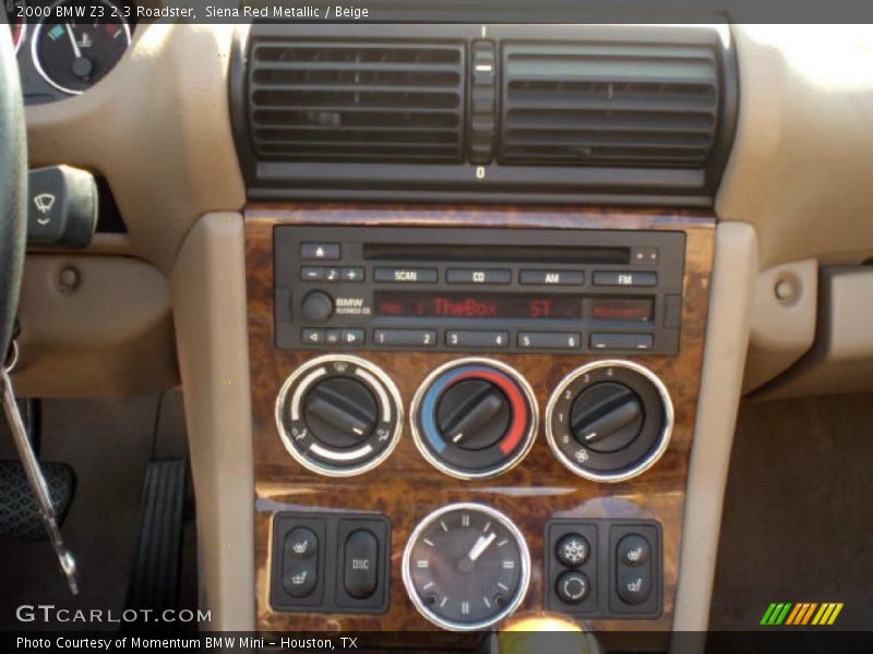 Siena Red Metallic / Beige 2000 BMW Z3 2.3 Roadster