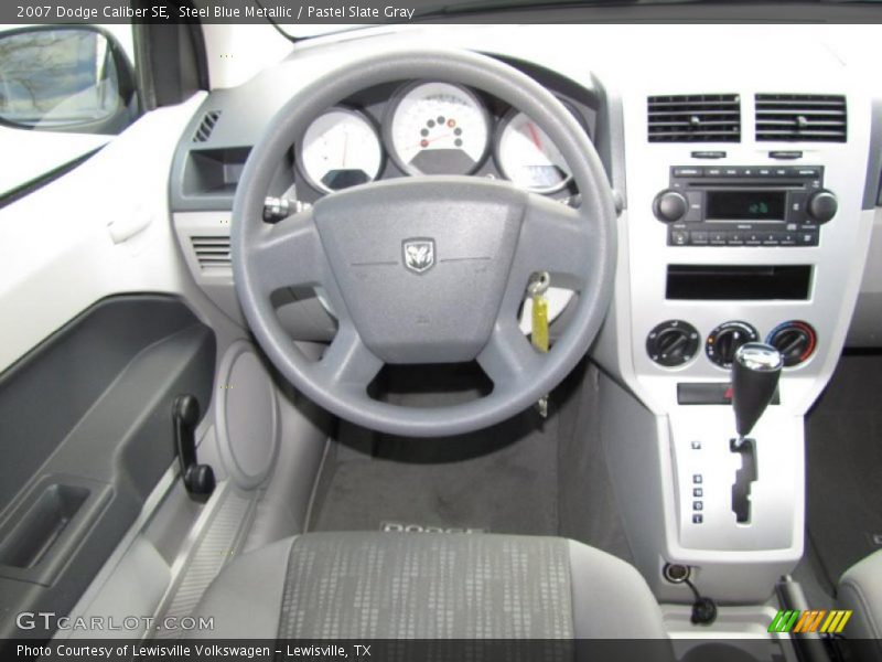 Steel Blue Metallic / Pastel Slate Gray 2007 Dodge Caliber SE