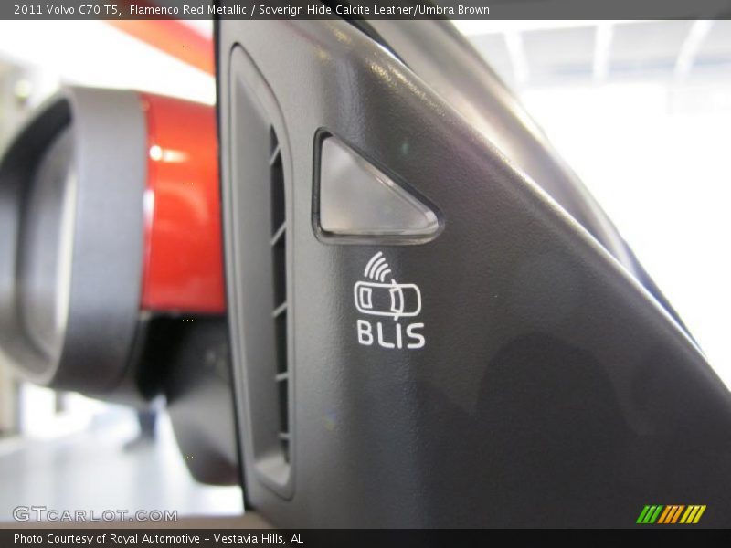 Flamenco Red Metallic / Soverign Hide Calcite Leather/Umbra Brown 2011 Volvo C70 T5
