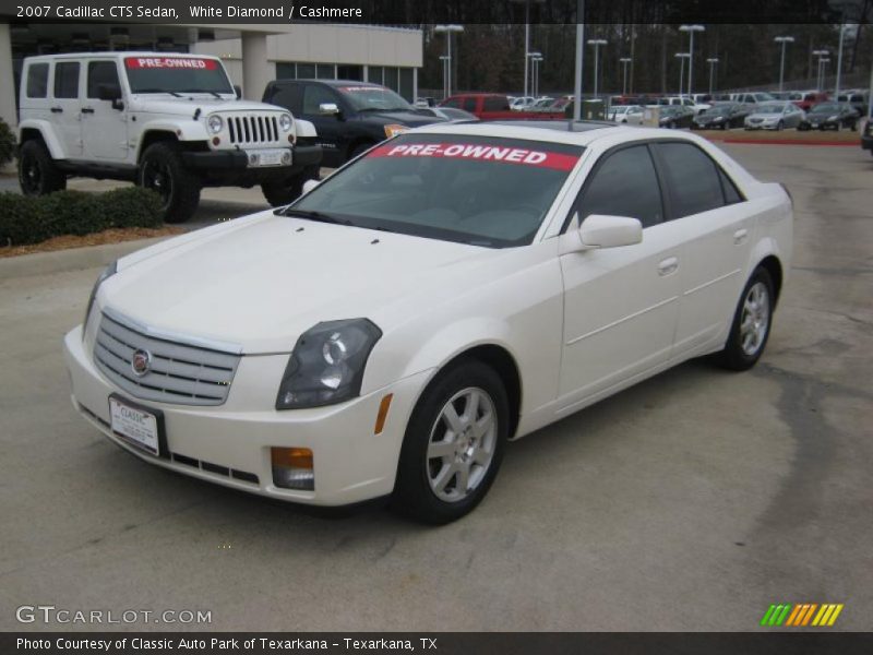 White Diamond / Cashmere 2007 Cadillac CTS Sedan