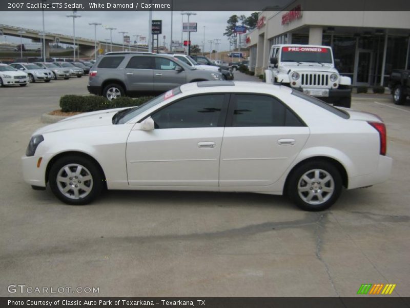 White Diamond / Cashmere 2007 Cadillac CTS Sedan