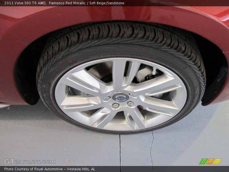 Flamenco Red Metallic / Soft Beige/Sandstone 2011 Volvo S60 T6 AWD