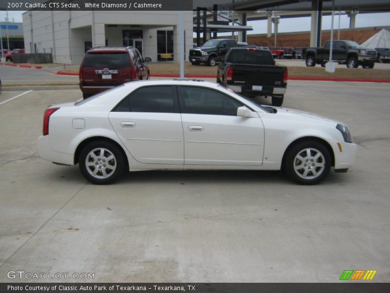 White Diamond / Cashmere 2007 Cadillac CTS Sedan