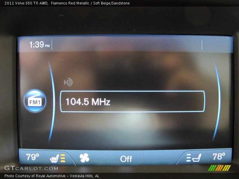 Flamenco Red Metallic / Soft Beige/Sandstone 2011 Volvo S60 T6 AWD