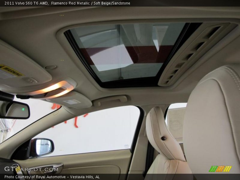 Flamenco Red Metallic / Soft Beige/Sandstone 2011 Volvo S60 T6 AWD
