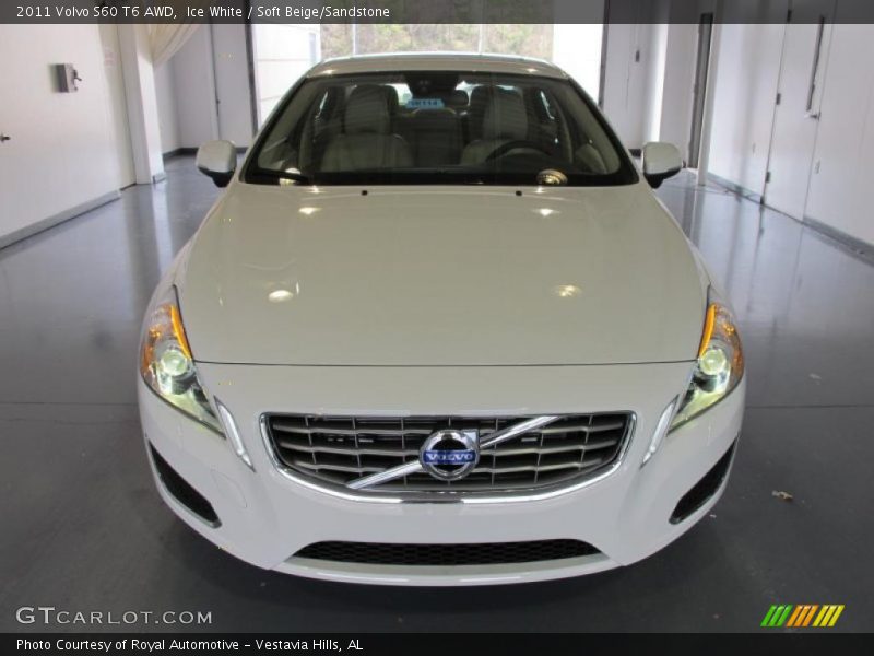 Ice White / Soft Beige/Sandstone 2011 Volvo S60 T6 AWD