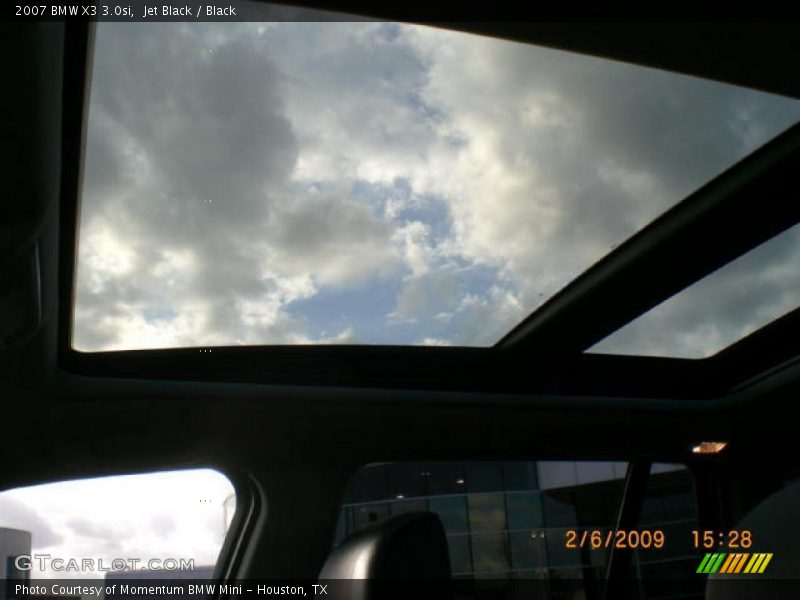 Jet Black / Black 2007 BMW X3 3.0si