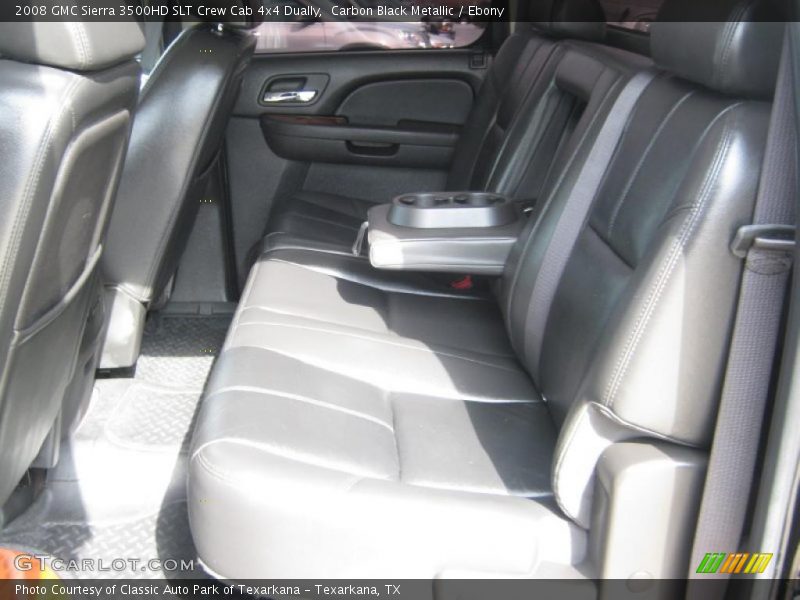  2008 Sierra 3500HD SLT Crew Cab 4x4 Dually Ebony Interior