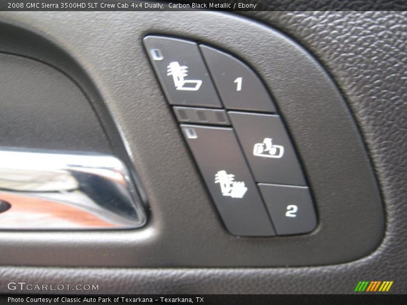 Carbon Black Metallic / Ebony 2008 GMC Sierra 3500HD SLT Crew Cab 4x4 Dually