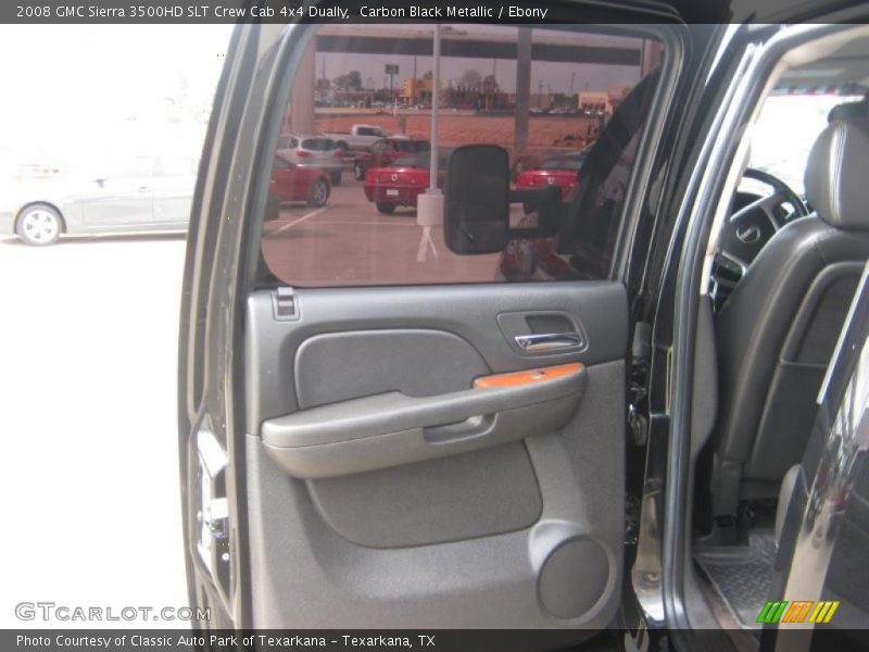 Carbon Black Metallic / Ebony 2008 GMC Sierra 3500HD SLT Crew Cab 4x4 Dually