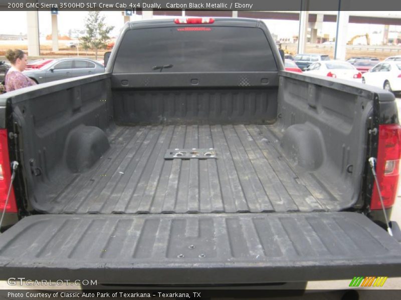 Carbon Black Metallic / Ebony 2008 GMC Sierra 3500HD SLT Crew Cab 4x4 Dually