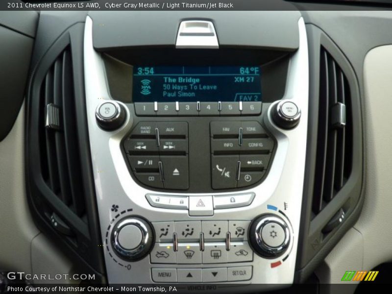 Cyber Gray Metallic / Light Titanium/Jet Black 2011 Chevrolet Equinox LS AWD
