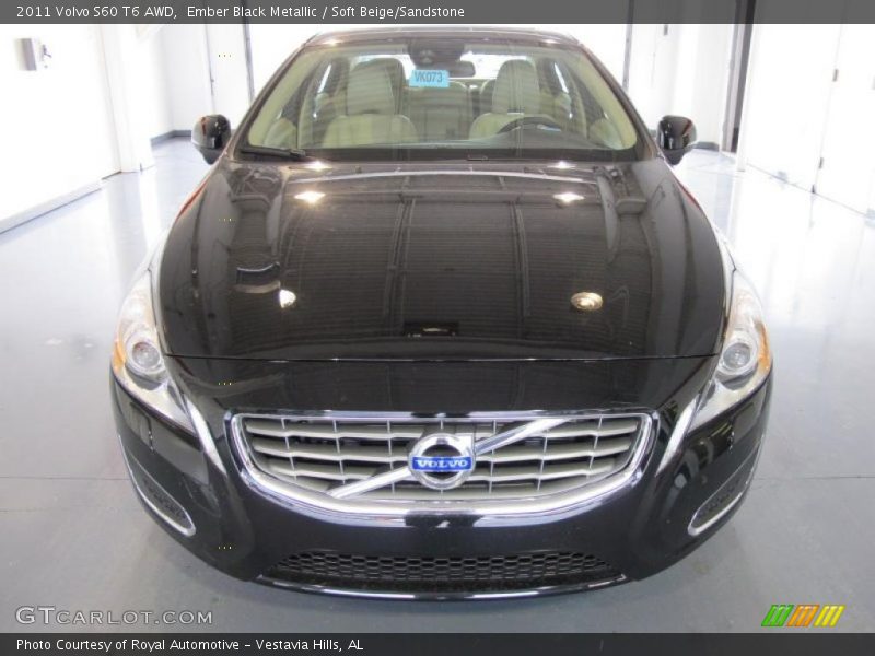 Ember Black Metallic / Soft Beige/Sandstone 2011 Volvo S60 T6 AWD