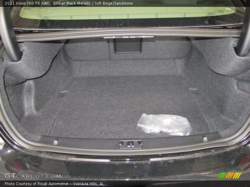 Ember Black Metallic / Soft Beige/Sandstone 2011 Volvo S60 T6 AWD