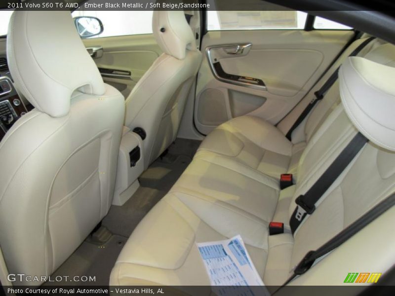 Ember Black Metallic / Soft Beige/Sandstone 2011 Volvo S60 T6 AWD