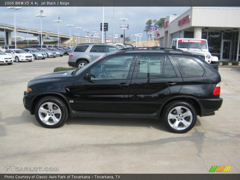 Jet Black / Beige 2006 BMW X5 4.4i