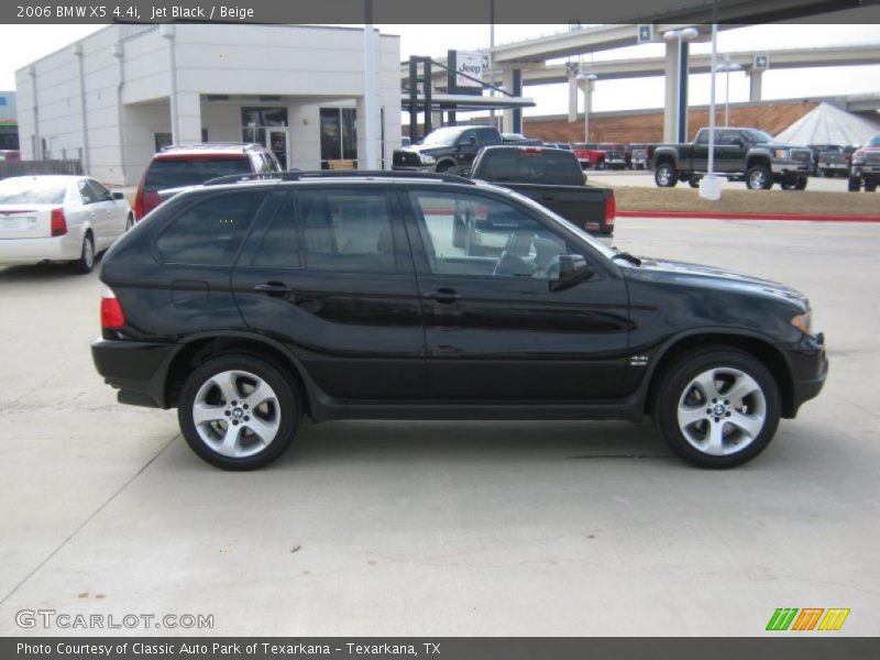 Jet Black / Beige 2006 BMW X5 4.4i